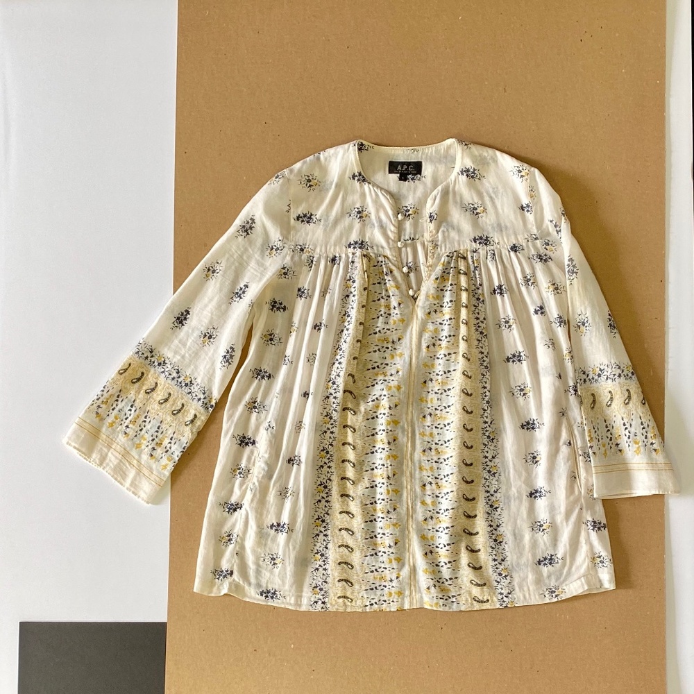 A.P.C. Paris bohemian tunic pull-over